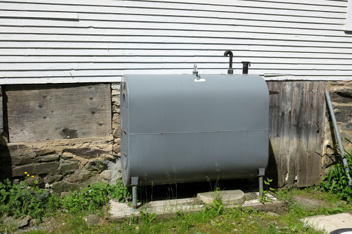 outdoor oil storage tank